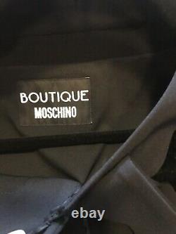 NWOT Designer Boutique Moschino Women Black Velvet Outfit Blazer +skirt $970