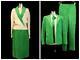 Nwt Vintage Ultrasuede Green 5pc Set Outfit Lilli Ann Pant Skirt Suit Large 14