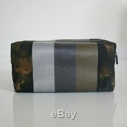 New Authentic GHURKA HOLDALL No. 101 CAMO Canvas Leather TOILETRY DOPP Bag Kit