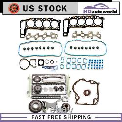 New Head Gasket Set Timing Chain Kit Water Pump For 2002 Dodge Ram 1500 4.7L