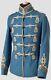 New Hussar Officer Custom Blue Blazer Embroidery Jacket Napoleon Outfit Wear