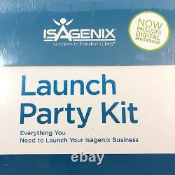 New Sealed Isagenix Business Launch Party Starter Kit Now With Digital Invitations