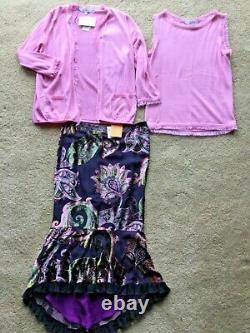 New Womens Oscar De La Renta Etro Cardigan Top Skirt Party Work Outfit $2655 Nwt