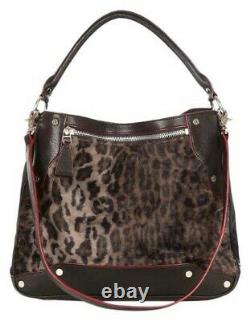 Nwt Mz Wallace Kit Leopard Hobo Tote Satchel Handbag Bag Shoulder Purse $395.00