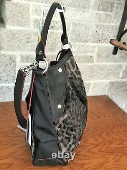 Nwt Mz Wallace Kit Leopard Hobo Tote Satchel Handbag Bag Shoulder Purse $395.00