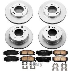 Powerstop CRK5900 4-Wheel Set Brake Discs And Pad Kit Front & Rear for Sorento