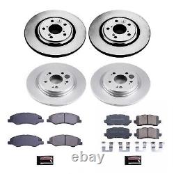 Powerstop CRK7923 Brake Disc and Pad Kits 4-Wheel Set Front & Rear for Odyssey