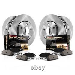 Powerstop KOE8505 4-Wheel Set Brake Discs And Pad Kit Front & Rear for Chevy