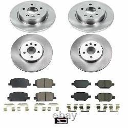 Powerstop KOE8505 4-Wheel Set Brake Discs And Pad Kit Front & Rear for Chevy