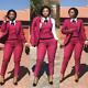 Rose Plus Size Women Suits 3 Pieces Ladies Work Office Wear Outfit Formal Tuxedo