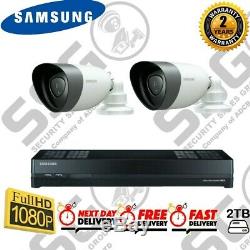 Samsung All In One Kit Hybrid 8 Channel HD 2 Camera Home Business CCTV Security
