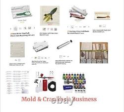 Soft plastic bait mold kit And Crainkbait Kit With Airbrush And Paint Business