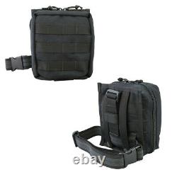 Tacmed Drop Leg EMT/Medic Pouch with Molle Fully Stocked