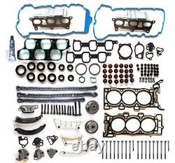 Timing Chain Kit Head Gasket Bolt Set Fits 07-08 GMC Acadia & Buick Enclave 3.6L