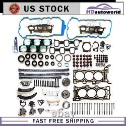 Timing Chain Kit Head Gasket Bolt Set For GMC Acadia & Buick Enclave 3.6L 07-08