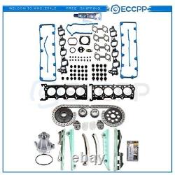 Timing Chain Kit Head Gasket Set Water Pump With Gasket Fits 97-99 Ford F-150 4.6L