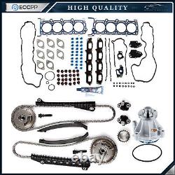 Timing Chain Kit Water Pump Head Gasket Set For 05-06 Ford F-250 Super Duty 5.4L