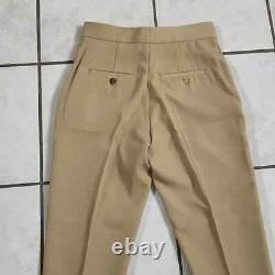 Trousers pants Chino capris fashion dress solid designer outfit BURBERRY NEW