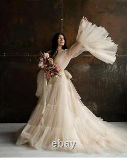 Tulle Maternity Dress For Photography Maternity Photo Shoot Outfit Maxi Gown