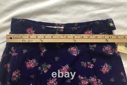 VINTAGE 80's Button Up Shirt & Long Skirt CORDUROY OUTFIT-Size 12 NEW WITH TAGS