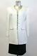 Vintage Nwt $1555 Mary Mcfadden Skirt Suit Outfit Couture Black White Large 14
