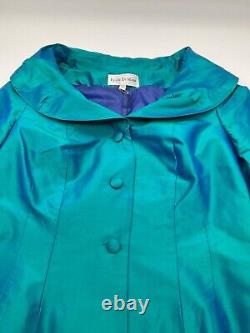 Vintage Renee Dumarr 100% Silk 2-Piece Outfit Size 4 NWT Rare Lined India