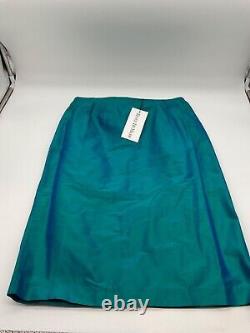 Vintage Renee Dumarr 100% Silk 2-Piece Outfit Size 4 NWT Rare Lined India