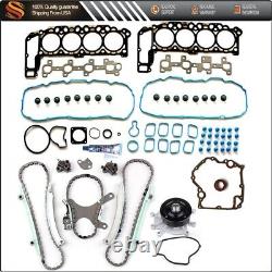Water Pump Timing Chain Kit Head Gasket Set For 02-03 Jeep Grand Cherokee 4.7L