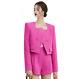Women Occident Suits Business Office Blazer Coats Shorts 2pcs Casual Outfit Sz