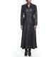 Women's Genuine Lambskin Leather Shirt Dress Outfit Leather Vintage Dress Wd-39