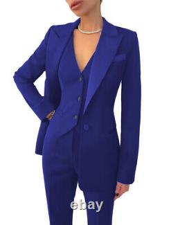 Womens 3pcs Set Jacket Vest Pant Formal Business OL Outfit Dress Set New