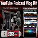 Youtube Podcast Vlog Business Kit Pro Black Ed. Software And Broadcasting Bundle