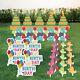 Youth Birthday Yard Card Decoration Business Starter Kit, 30 Pieces, With Stakes