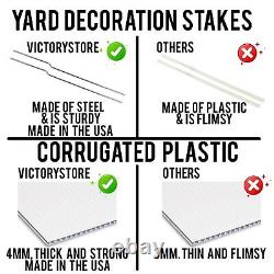 Youth Birthday Yard Card Decoration Business Starter Kit, 30 Pieces, with Stakes