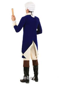 2021 New Royal Blue Laine Pour Hommes Costume Hamilton Adult War Outfit Coat Fast Ship