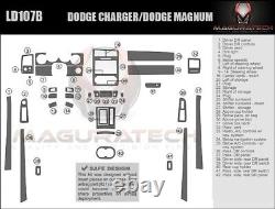 Adapte Dodge Charger 2006-2007 Avec La Navigation Large Wood Dash Trim Kit
