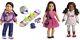 American Girl Doll Busy Day Outfits Snow Boarding Holiday Party Pajamas Nouveau