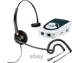 Amplificateur de téléphone professionnel Serene Innovations UA-50 avec casque Plantronics HW510