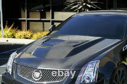 Capuche En Fibre De Carbone Pour Cadillac Cts-v 08-13 Sedan/11-15 Coupe Aero