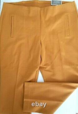 Chico’s Beautiful 2 Piece Outfit Outfit Costume Moutarde Orange Pant Sz 3 Blazer Manteau Sz 2