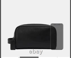 Coach Leather Travel Kit Toiletry Case Shave Bag T.n.-o. 178 $ Noir 2522 Dopp