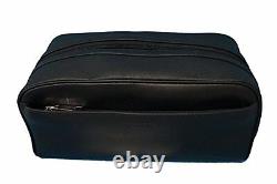 Coach Leather Travel Kit Toiletry Shave Bag T.n.-o. 175 $ Noir F58542