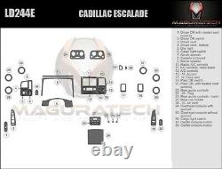 Convient À Cadillac Escalade 2003-2006 Grand Kit De Plateau En Bois De Luxe