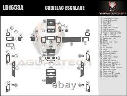 Convient À Cadillac Escalade 2011-2014 Grand Kit De Plateau En Bois De Luxe