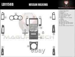Convient À Nissan Maxima 2004-2006 Avec Auto Trans Basic Wood Dash Trim Kit