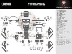 Convient À Toyota Camry 2007-2011 No Factory Wood Large Premium Wood Dash Trim Kit