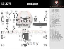 Convient Acura Rdx 2007-2012 Large Deluxe Dash Trim Kit En Bois