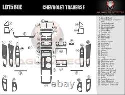 Convient Chevy Traverse 2009-2012 Kit De Plateau En Bois Moyen