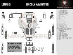Convient Lincoln Navigator 2007-2014 4wd Avec La Navigation Large Wood Dash Trim Kit