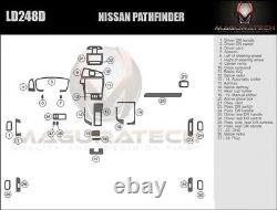 Convient Nissan Pathfinder 2003-2004 No Usine Wood Basic Wood Dash Trim Kit